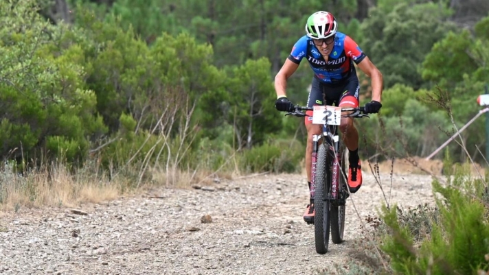 Diego Rosa<br> in azione nel prologo del 10° Rally di Sardegna (foto Caggiano)