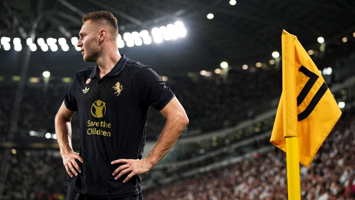 Juventus? Teun Koopmeiners during the Serie A soccer match between Juventus and Roma at the Allianz Stadium in Turin, north west Italy - Sunday, September 01, 2024. Sport - Soccer . (Photo by Marco Alpozzi/Lapresse)