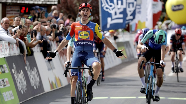 Tour of the Alps 2025 - 48th Edition - 1st stage San Lorenzo Dorsino - San Lorenzo Dorsino 148,5km - 21/04/2025 - Giulio Ciccone (ITA - Lidl - Trek) - photo Massimo Fulgenzi/SprintCyclingAgency©2025