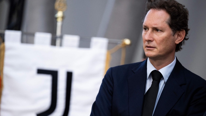 Exor's CEO and Chairman of Stellantis, John Elkann attends the inauguration ceremony of the commemorative memorial "Verso Altrove" (Towards elsewhere) by Italian artist Luca Vitone to mark the 40th anniversary of the victims of the Heysel Stadium tragedy, at Scalo Eventi, in Turin, on May 29, 2025. On May 29, 1985, at the Heysel Stadium in Brussels, during the European Cup final between Liverpool and Juventus, thirty-nine people died, mainly Juventus supporters; the crowd trouble culminated in a surge by Liverpool supporters towards the Juventus fans, leading to the collapse of a crumbling wall. (Photo by MARCO BERTORELLO / AFP)