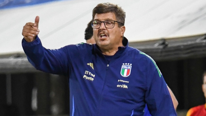 Italy U21's coach Silvio Baldini