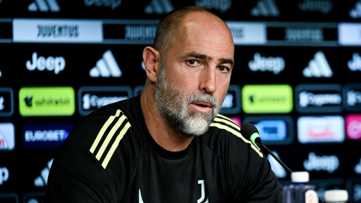 Juventus head coach Igor Tudor during a press conference at Allianz Stadium on September 19, 2025 in Turin, Italy.  (Photo by Daniele Badolato - Juventus FC/Juventus FC via Getty Images)