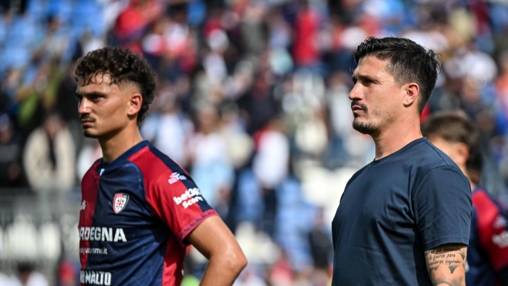 Fabio Pisacane Head Coach of Cagliari Calcio, Postgame,