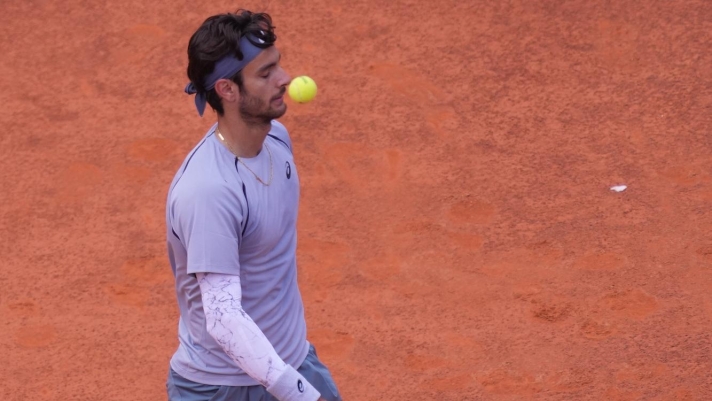Lorenzo Musetti (ITA)  during the match between Lorenzo Musetti (ITA) vs Casper Ruud (NOR) at the Italian Open in Rome, Tuesday, May 12, 2026. (Alfredo Falcone/LaPresse)
