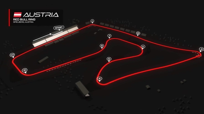 Il Red Bull Ring ospita la prima doppietta del 2021: pista con curve secche e variazioni altimetriche e con impegno medio per i sistemi frenanti