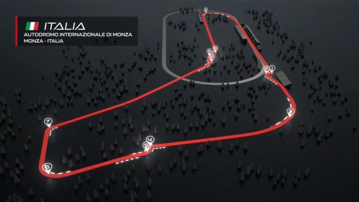 Le frenate e i punti chiave del tracciato dell’Autodromo Nazionale, dove si corre il GP Italia di Formula 1