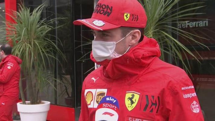 Alla vigilia della prime prove libere del Gp di Imola, il pilota della Ferrari, Charles Leclerc, è intervenuto in diretta a Sky per raccontare le sue sensazioni