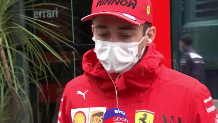 Alla vigilia della prime prove libere del Gp di Imola, il pilota della Ferrari, Charles Leclerc, è intervenuto in diretta a Sky per raccontare le sue sensazioni sulla nuova monoposto