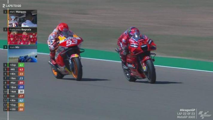 Un duello avvincente quello tra Bagnaia e Marquez, trionfa la Ducati
