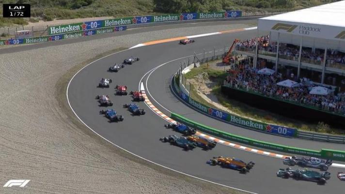 L’olandese della Red Bull Max Verstappen trionfa in casa, sotto gli occhi del suo pubblico, chiudendo il GP d’Olanda a Zandvoort davanti a Lewis Hamilton secondo e alla Ferrari di Leclerc quinta