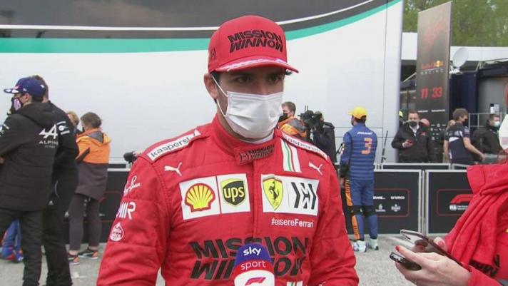 Dopo il Gp dell'Emilia Romagna di Formula 1, concluso al quinto posto, il pilota della Ferrari, Carlos Sainz, non si accontenta