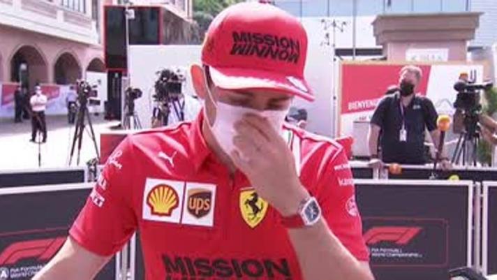 Le parole a Sky Sport di Charles Leclerc, dopo il forfait, a causa di problemi sulla sua Ferrari, dal Gp dio Monaco di Formula 1