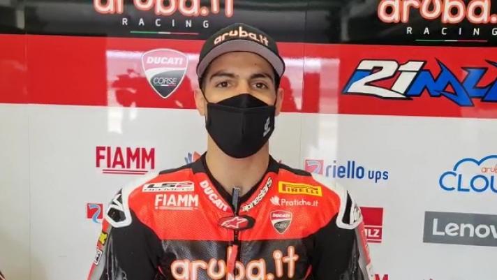Michael Ruben Rinaldi racconta le sue impressioni dopo i due giorni di test Superbike ad Aragon: “Stanno migliorando la moto e il nostro feeling”