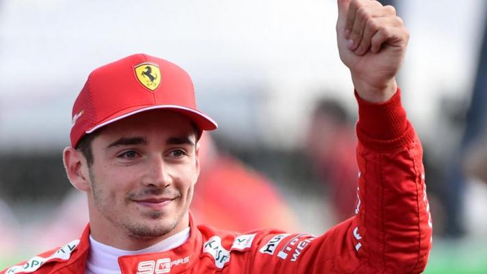 Il pilota monegasco della Ferrari conquista la pole davanti alle Mercedes e a Vettel. Tifosi in delirio nel GP d'Italia