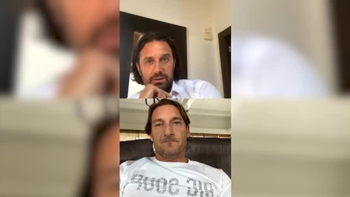 Francesco Totti e Luca Toni in diretta su Instagram parlano di passato e futuro ricordando i tempi insieme in giallorosso e lo scudetto sfiorato nel 2010