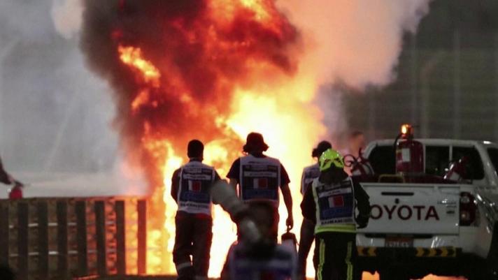 Ian Roberts, medico ufficiale della F1, racconta i momenti tragici dopo l'incidente accaduto al pilota francese nel primo giro del Gp del Bahrain