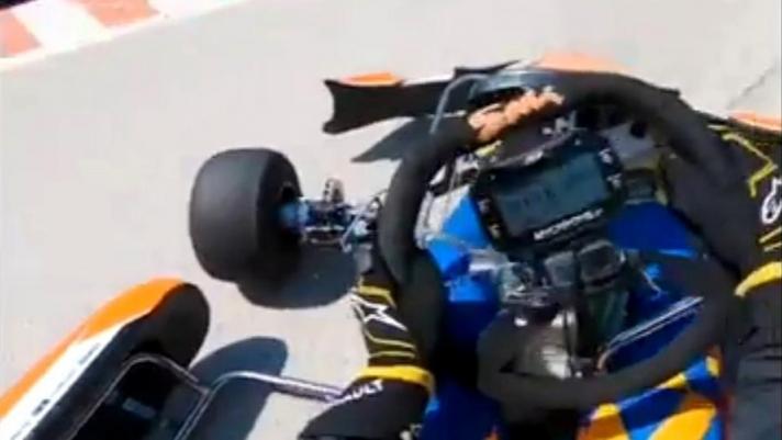 In pista con Carlos Sainz: questa volta non sulla solita McLaren, ma su un kart, che il pilota spagnolo ha guidato nel suo kartodromo alle porte di Madrid. (Instagram)