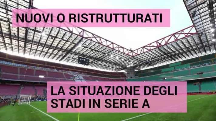 Coni, Figc e Lega calcio hanno lanciato un appello allo Stato: "Aiutateci a rifare gli stadi". Ma qual  la situazione degli impianti in Serie A? Ecco quelli in bilico e pronti a cambiare forma