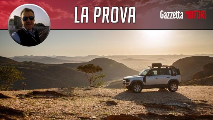 La nuova generazione del Land Rover Defender in prova nel deserto della Namibia. Sempre eccellenti le doti in fuoristrada, oltre a design moderno, spazio, comfort e tecnologia avanzata. Prezzi a partire da 57.400 euro