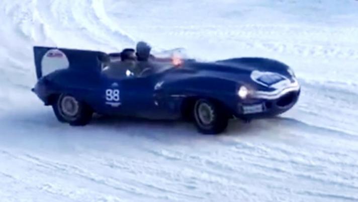 Tra le auto che hanno preso parte alla Winter Marathon 2020 anche una Jaguar dal fascino unico