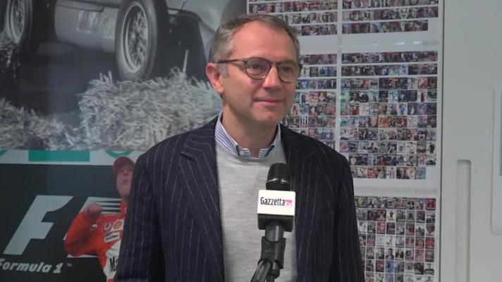 Stefano Domenicali, Presidente ed Amministratore Delegato della Formula 1, nella redazione della Gazzetta dello Sport (di M. Cuppini)