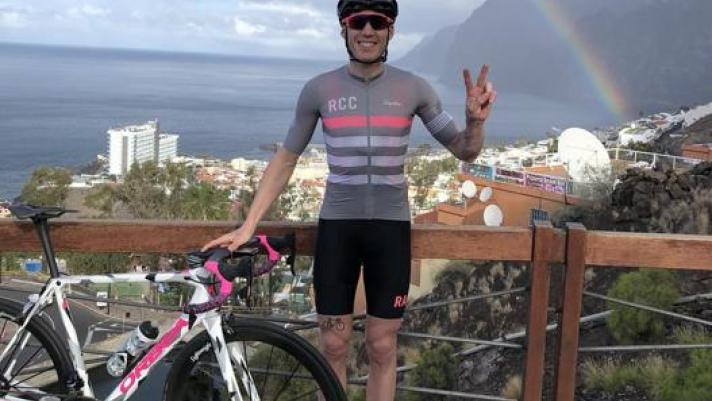 Aleix Espargaro, 31 anni, in versione ciclista