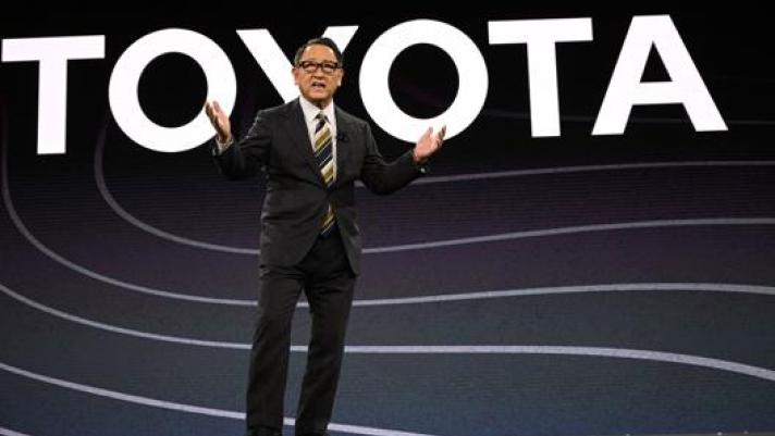 Akio Toyoda, presidente  e amministratore delegato della Toyota. Afp