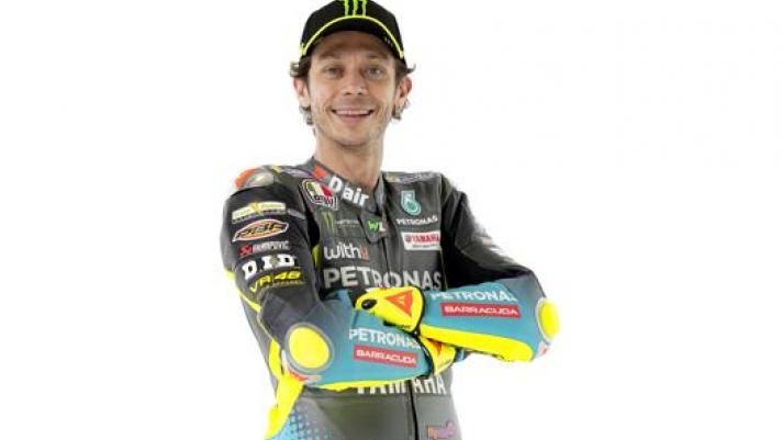 Valentino Rossi nella tuta della Petronas