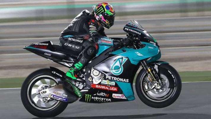 Franco Morbidelli (Yamaha Petronas) durante i test pre-stagionali