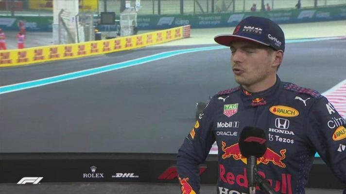 Le parole del poleman Max Verstappen al termine della qualifica che gli ha permesso di piazzarsi davanti al rivale, Lewis Hamilton.