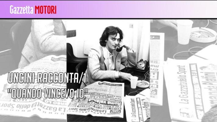 Lunga intervista al campione del mondo 1982 della 500. In questa prima puntata Uncini racconta la sua epopea, il rapporto con gli amici/rivali Lucchinelli, Rossi, Ferrari; le polemiche dell’epoca contro chi gli diceva che era troppo leggero per guidare una 500; l’incidente drammatico del 1983