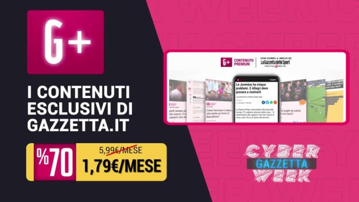 In vista della Cyber Week, la Gazzetta dello Sport lancia due iniziative per offrire i suoi contenuti esclusivi a prezzi scontatissimi