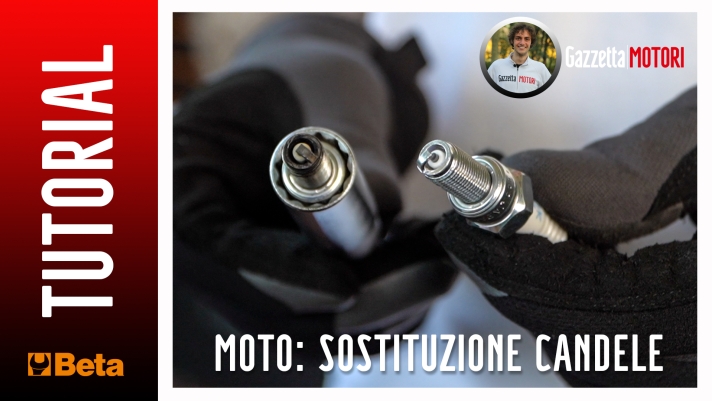 Officina Gazzetta Motori tutorial Beta cambio candele