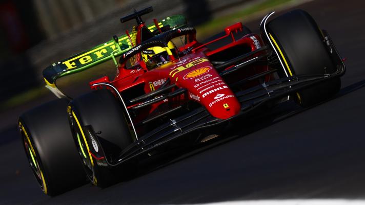 MONZA, ITALY - SEPTEMBER 09: Charles Leclerc of Monaco driving the (16) Ferrari F1-75 on track during practice ahead of the F1 Grand Prix of Italy at Autodromo Nazionale Monza on September 09, 2022 in Monza, Italy. (Photo by Mark Thompson/Getty Images)