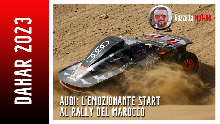 Audi: l'emozionante start al rally del Marocco