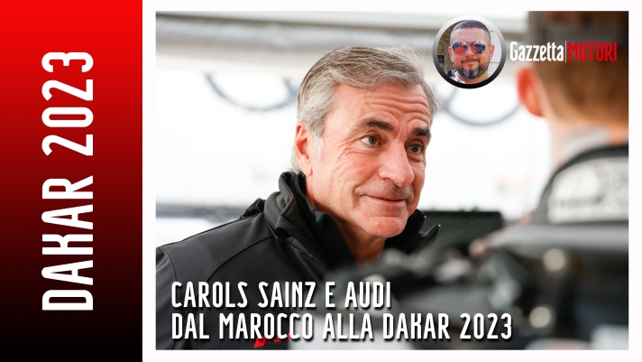 Audi Dakar 2023 intervista Carlos Sainz