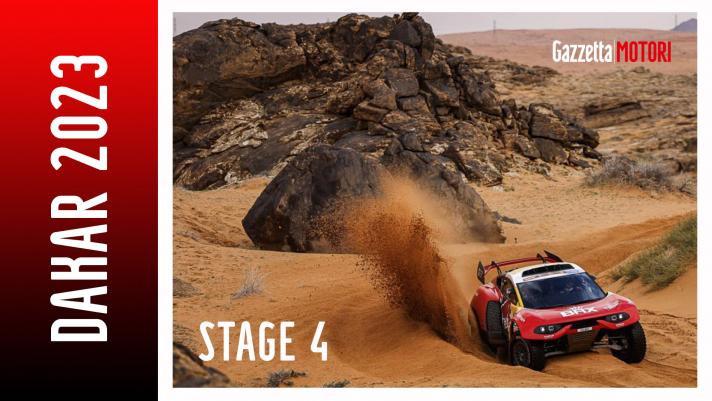 Dakar 2023, auto: quarta tappa a Loeb, inseguono le Audi