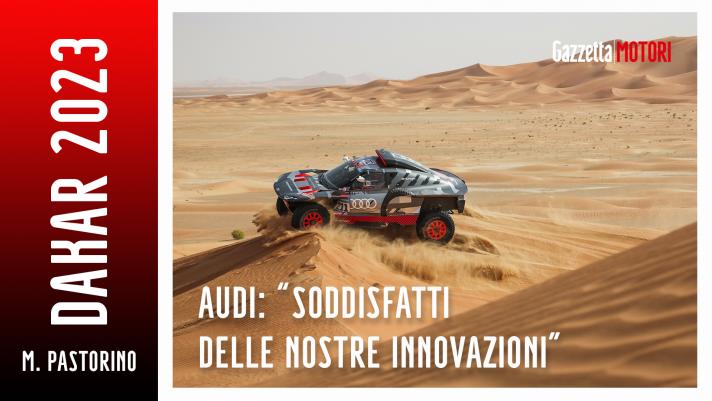 Audi alla Dakar 2023: "Soddisfatti delle nostre innovazioni"