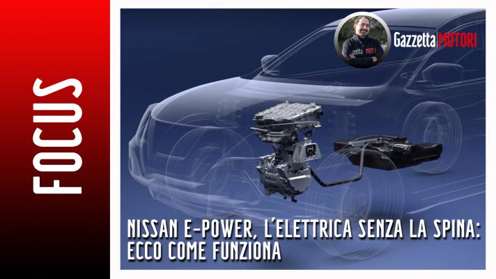 Nissan e-Power, ecco come funziona l’elettrico senza spina