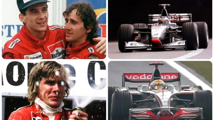 Da Ayrton Senna e Alain Prost a Lewis Hamilton: alcuni volti noti di McLaren in F1