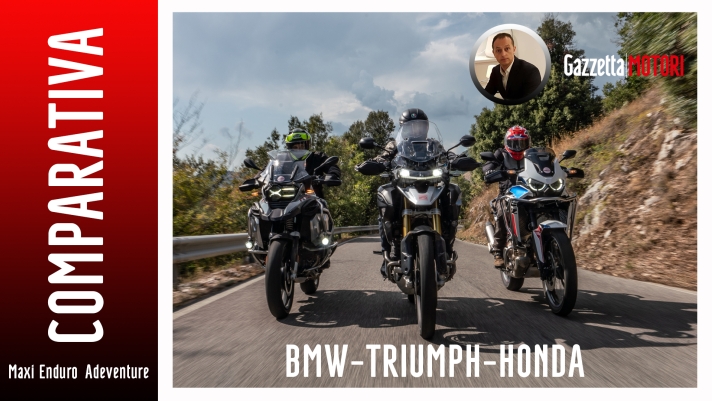 Comparativa maxi enduro Bmw Triumph Honda