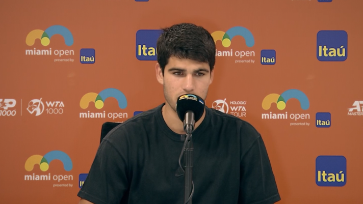 Lo spagnolo, durante la conferenza stampa in vista della semifinale a Miami, ha raccontato il suo rapporto con Jannik Sinner.