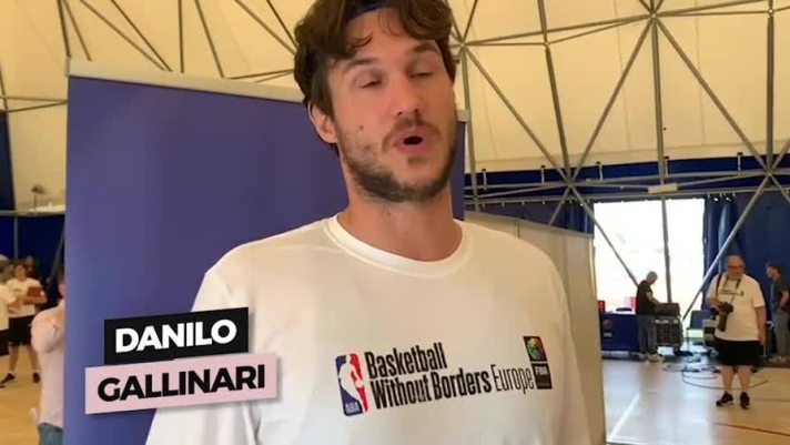 Le parole di Danilo Gallinari ai margini dell'evento Basketball Without Borders, il camp dell'Nba che torna in Italia per la prima volta dal 2014 allo Sport Village di Assago (di Davide Chinellato)