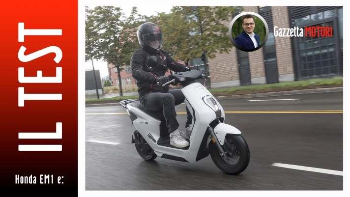 EM1 e:, la prova del primo scooter elettrico Honda per l’Europa