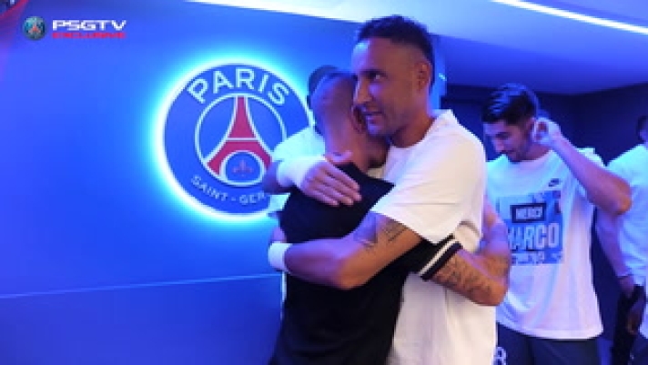 L'omaggio del Parco dei Principi per la leggenda del Paris Saint-Germain Marco Verratti.