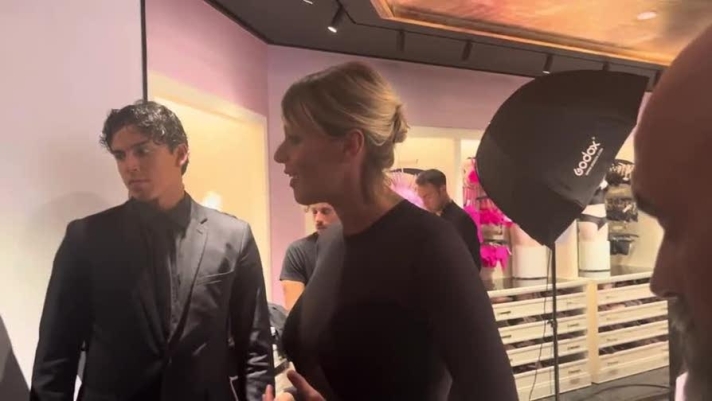 Le parole della leggenda del nuoto Federica Pellegrini a margini del meet & greet organizzato a Milano dal brand di lingerie Victoria's Secret.