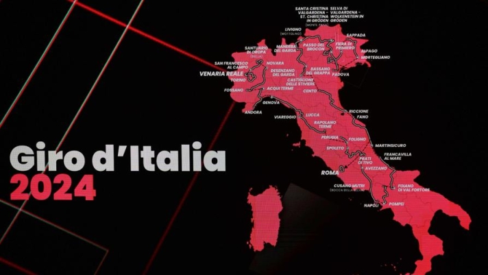 Nel corso del Festival dello Sport 2023 è stato svelato il percorso dell'edizione 2024 del Giro d'Italia. Guarda il video completo dell'evento