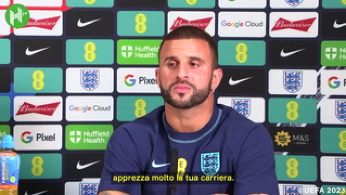 Scopri le parole di Kyle Walker in vista del ritorno dell'Italia a Wembley, dove ha vinto la finale di Euro 2020 contro l'Inghilterra.