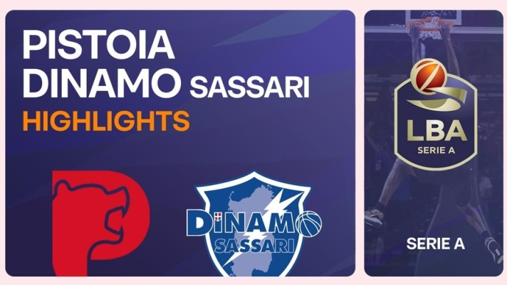 Nella gara dell'8ª giornata della Serie A di basket, Pistoia supera Sassari per 68-63. Guarda il video con gli highlights del match