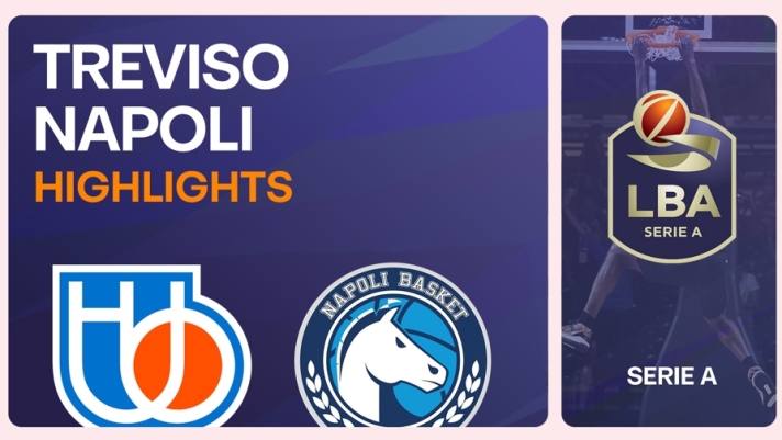 La Gevi Napoli passa in volata a Treviso dopo essere andata sotto di 7 punti (61-52) nel momento migliore della squadra di Vitucci. La tripla di Zubcic (74-77 a un minuto dalla fine) stronca la Nutribullet. Finisce 76-79